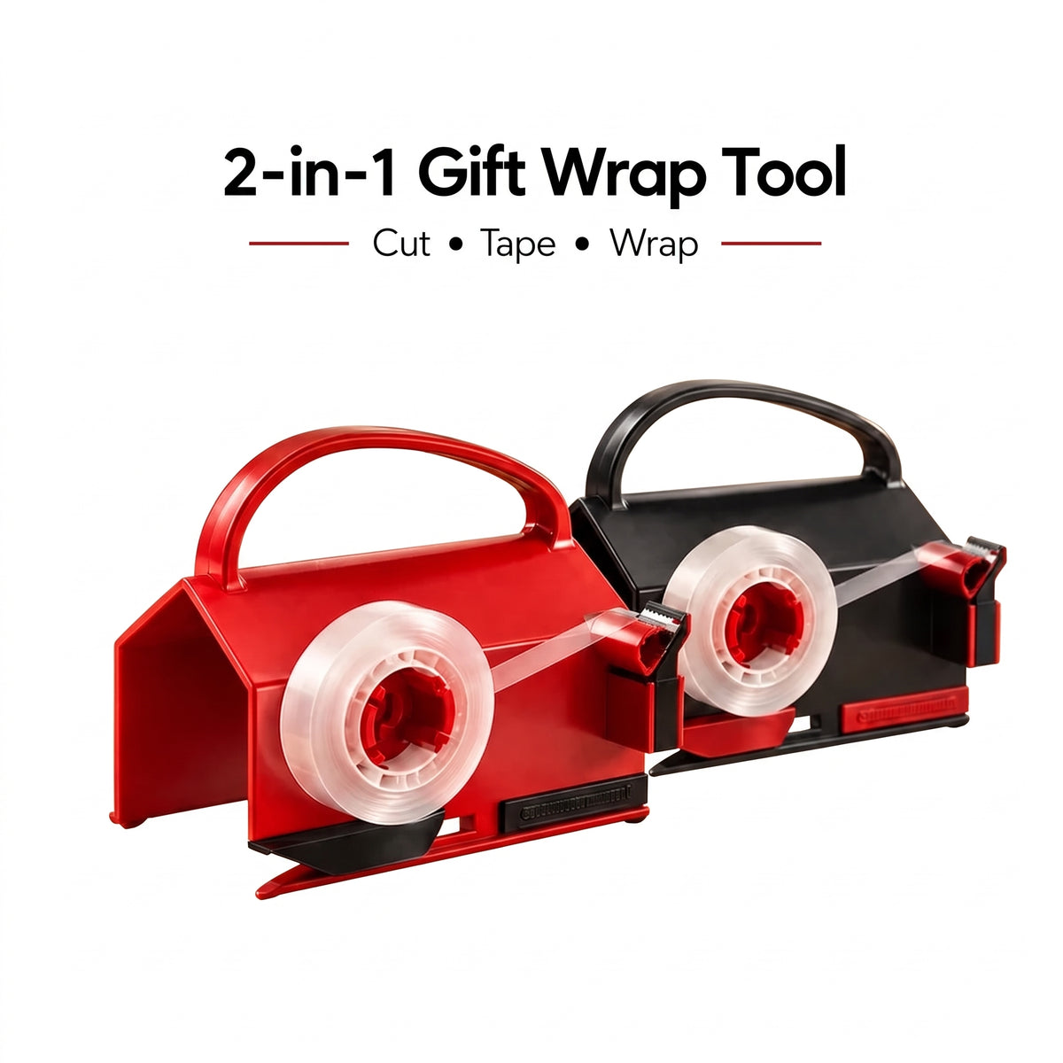 2-in-1 Gift Wrapping Tool: Cut & Tape